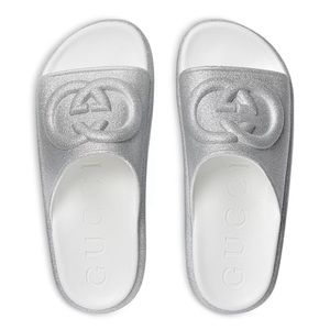 Gucci Women's GG Print Platform Slide Sandals